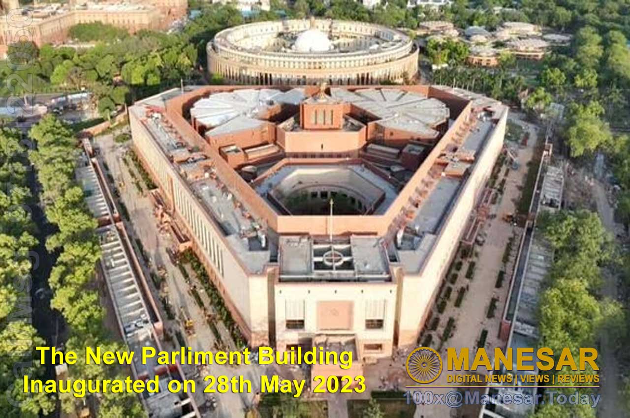 The New Parliment Building Inaugurated on 28th May 2023 by Shri Narendra Modi, the Dynamic Prime Minister of India